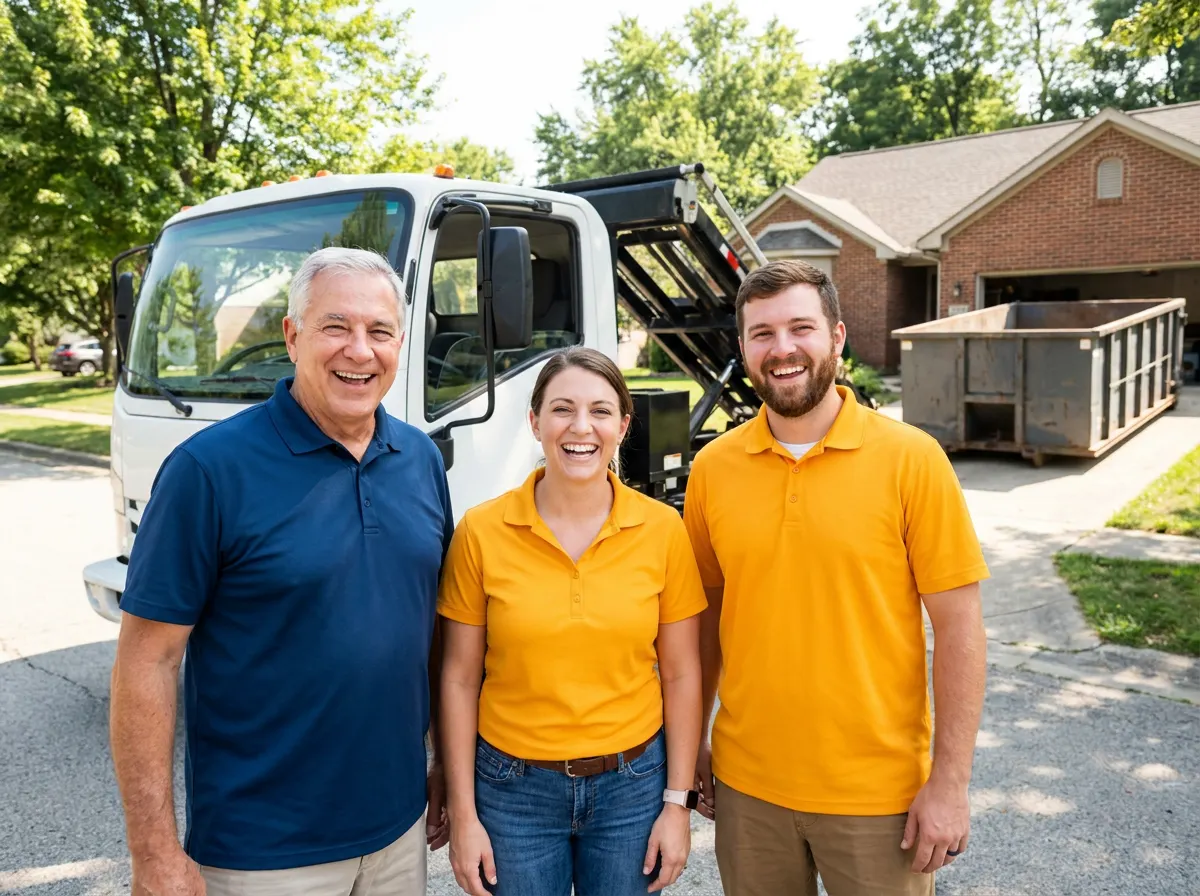 First Call Dumpster Rental dumpster rental team in Indianapolis, IN